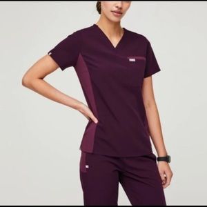 Figs Limited Edition Deep Purple Remix, Large Scrub set